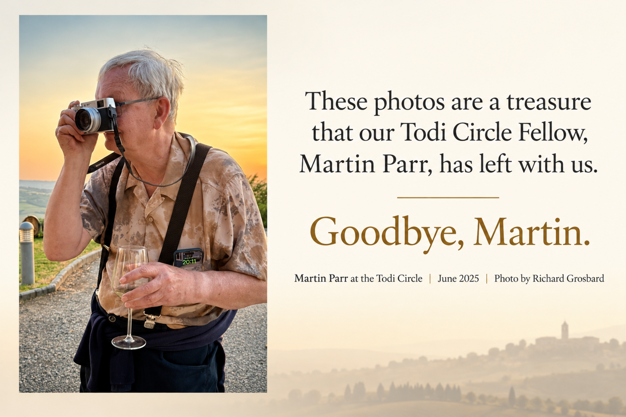 Martin Parr - Todi Circle tribute